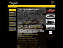 Tablet Screenshot of lamborghini-clubfrance.com